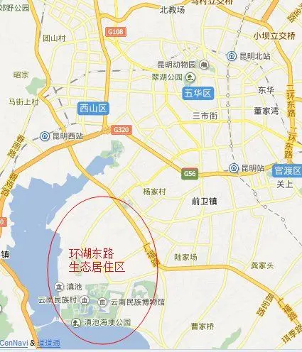 昆明环湖东路水景楼盘 首付7万起