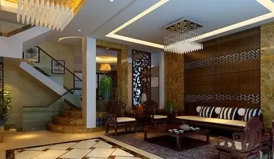 城市住宅还气派 超乎你想像的农村三层别墅图片