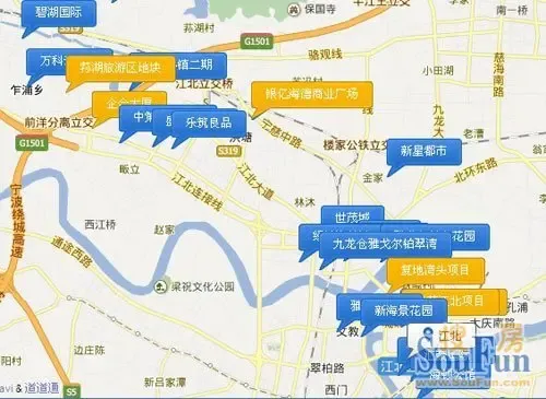 外来大鳄很 凶猛 江北板块的多维混搭风