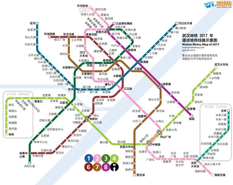 年内地铁将连通三镇 武汉在建地铁最新进展情况 ...