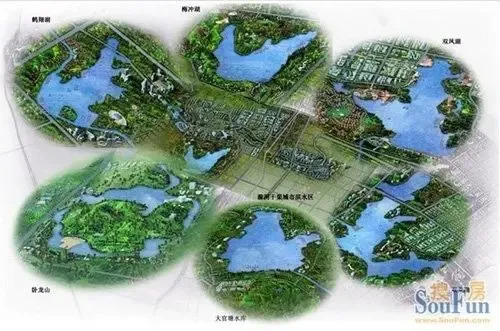 北城中环城五湖连珠&高尔夫球场 打造完美舒适人生_房产资讯-合肥搜房网