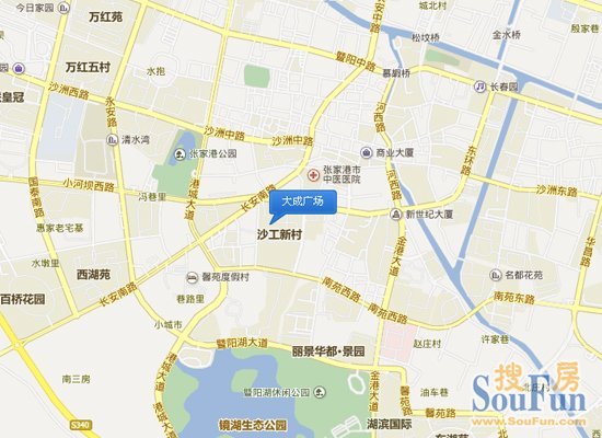 资讯 头条    大成广场位于张家港市长安路与南环路交汇处,居步行街南图片
