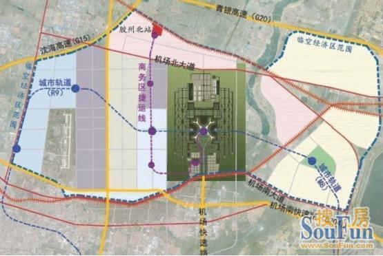 青岛胶东国际及机场落子胶州,伴随打造的海陆空港铁立体化"国际物流