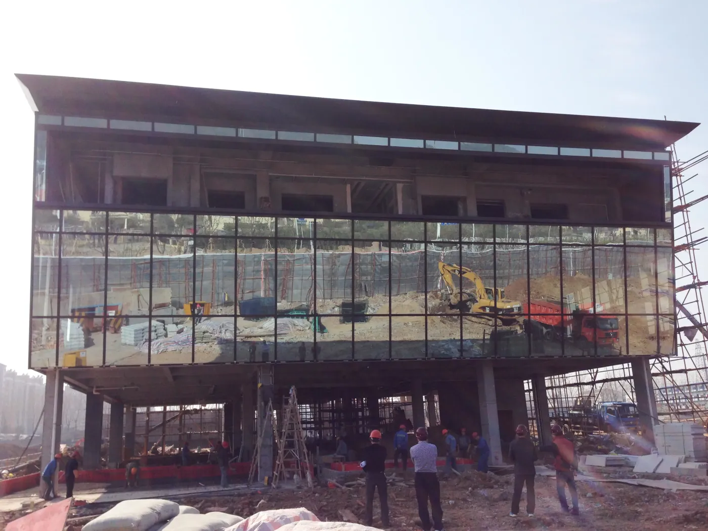 莱蒙水榭阳光周边环境及案场售楼处工地高清组