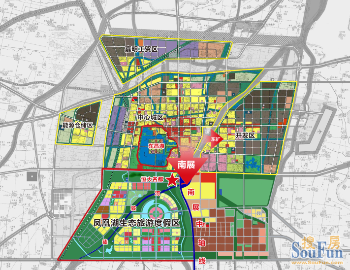 聊城发展蓝图未来新城中心