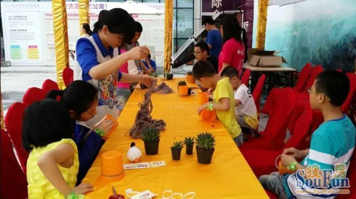 特别推出以"环保"为主题的亲子diy活动,代表绿色环保的绿植盆栽diy