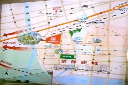 【润和尚品】位于肥东县的东部新城的 ,集萃城市 配套.