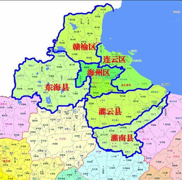 最近多方消息都在传连云港重新划分,而老新浦市区与海州区合并为海州