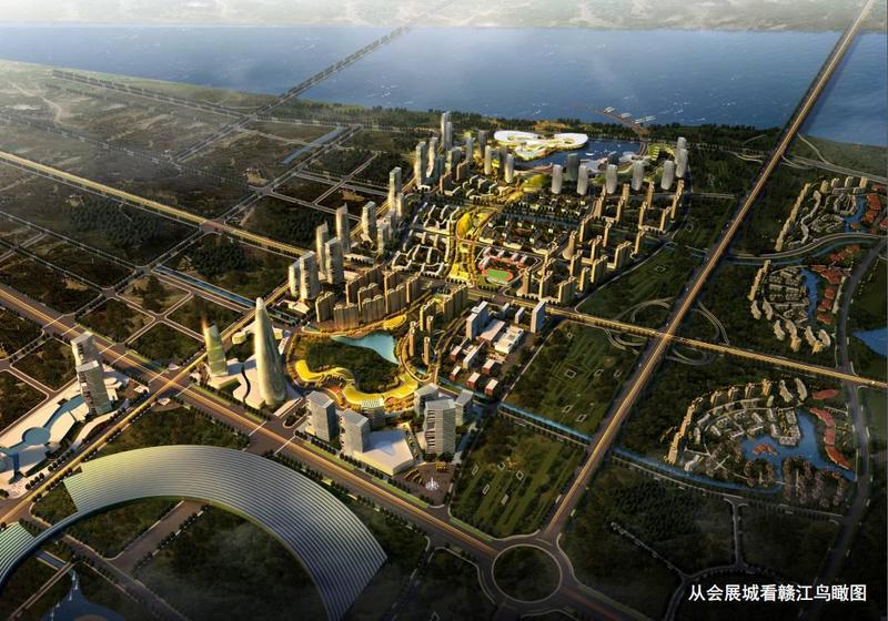 绿地国际博览城,以400万方超规模城市综合体,为九龙湖奠定未来省级新