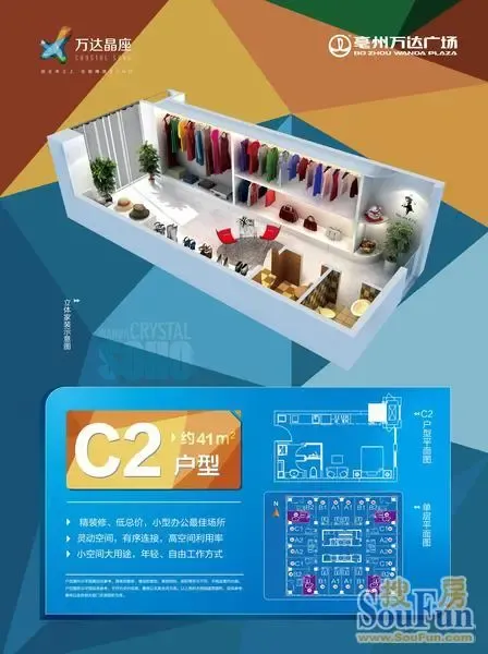 万达精装SOHO坐享完善配套引揽海量人潮_房