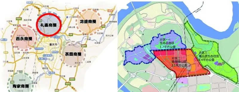 礼嘉商圈一年内"n级跳 西部最大华侨城落户礼嘉