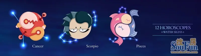 火象星座白羊座,狮子座,星座座重行动,礼物的实践派:水象典型巨蟹座送金牛座射手什么男生图片
