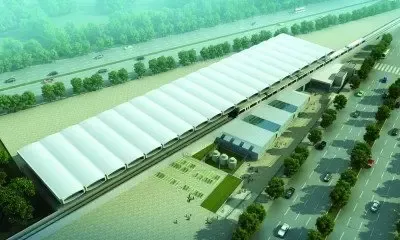 安德门站换乘大厅首露真容