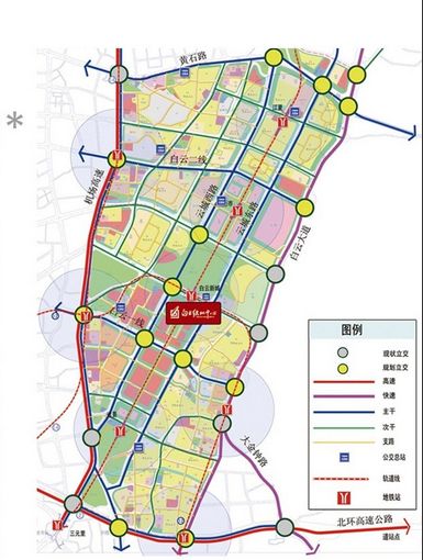 白云新城规划图