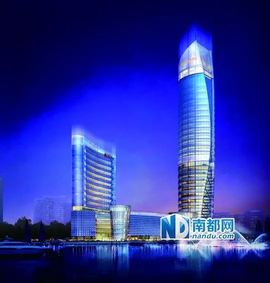 金山湖拟建惠州最高楼 310米高预计投资28亿