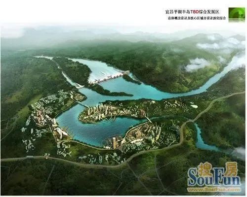 宜昌平湖半岛旅游综合开发项目详细规划图_房