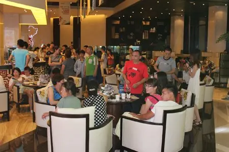 红酒品鉴会现场