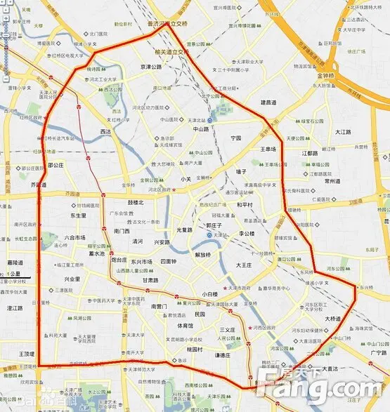 虽然不及香港中环线那样寸土寸金,但老天津人都知道,天津中环线现在