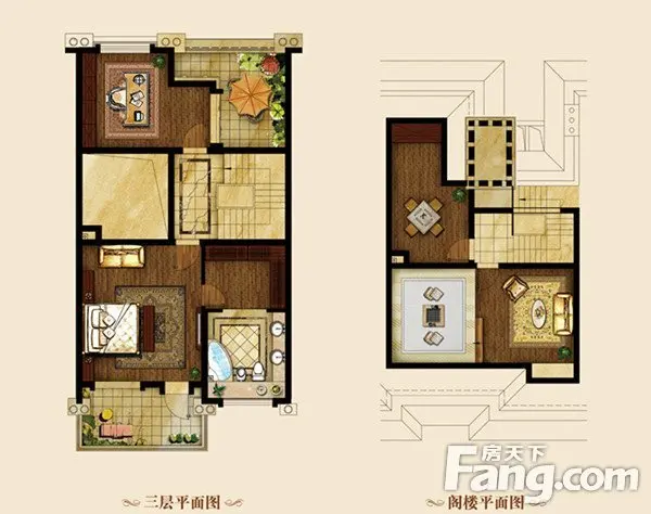 红星威尼斯庄园382㎡意式联排户型鉴赏
