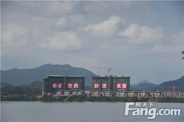 太平湖金龙岛9月工程进度别墅非毛坯公寓热销中