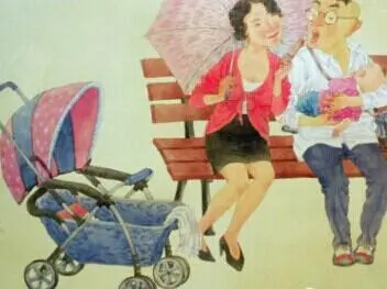 夫妻恩爱金不换,父慈子孝乐哈哈.