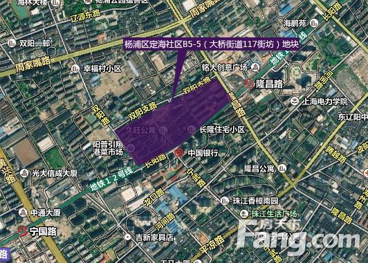 杨浦区定海社区b5-5(大桥街道117街坊)地块图片