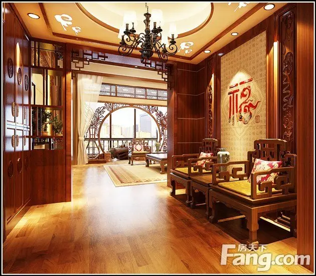 十二号大院中式装修效果图图片