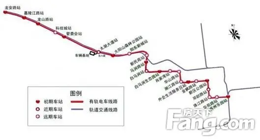 有轨电车1号线通车 北新区房价或现阶梯跳