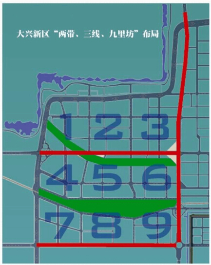 大兴新区规划图