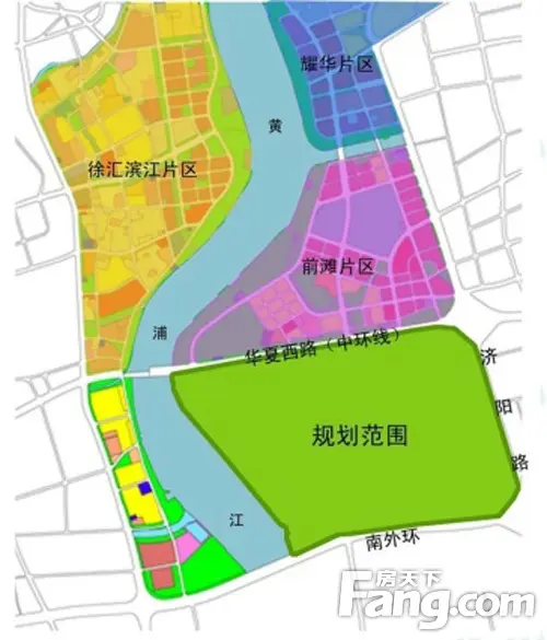 浦东滨江规划向南扩展 前滩cbd后花园"半妆"初露