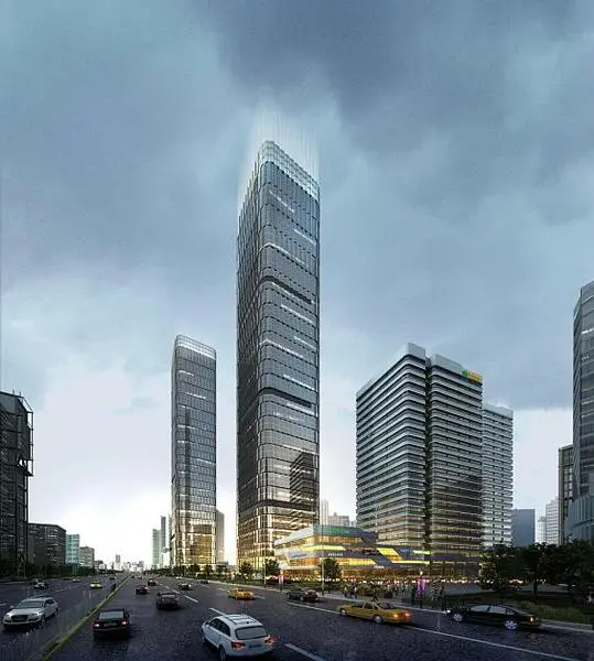 乌鲁木齐绿地 超高层效果图