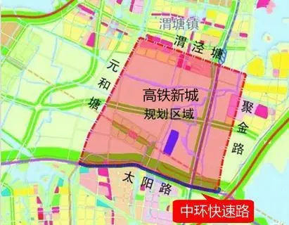 苏州的"新枢纽" 高铁新城交通先行中环,轻轨布成立体交通