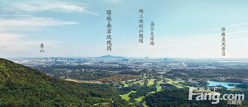 纬三路过江隧道直通珍珠泉风景区,对江北来说,区域城市等级提高,对接