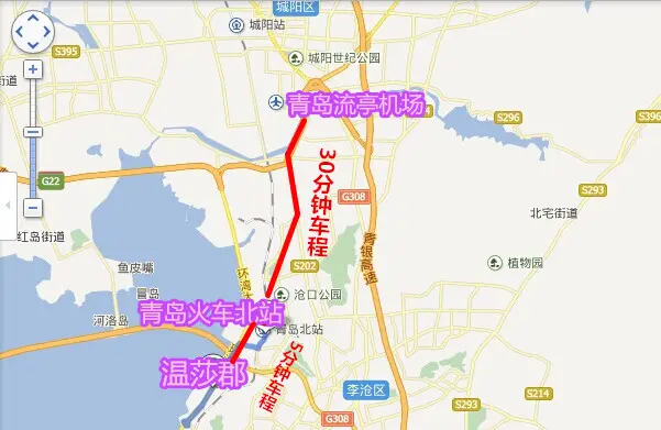 目前从项目向北5分钟车程可以到达火车北站,向北经由环湾大道30分钟