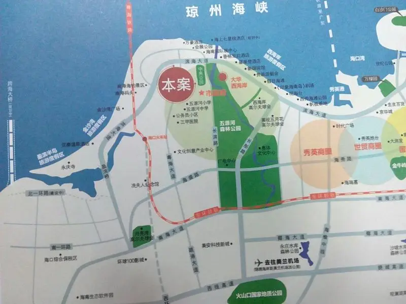 大华锦绣海岸项目区位图