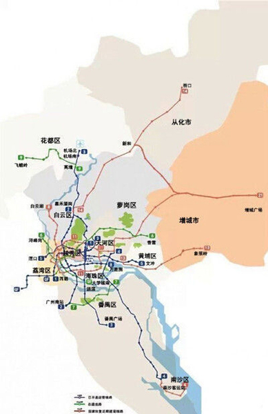 广州地铁14号线沿线楼盘图片