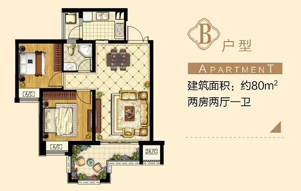深业华府幸福里1#户型