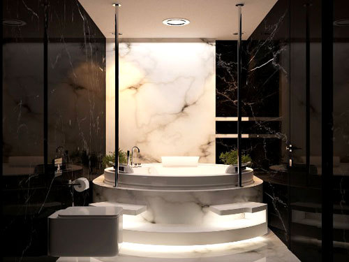 大理石浴室