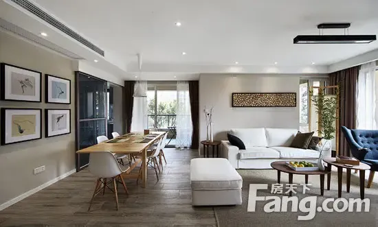 134平清新北欧风美家新鲜出炉 原木自然更宜居-家居快讯-郑州搜房网家居装修