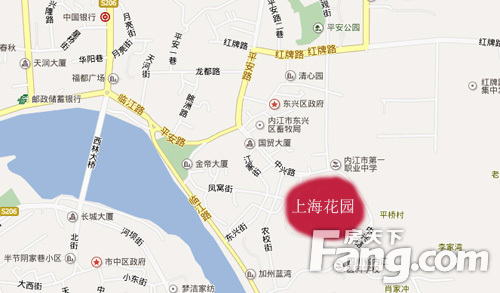 入住星东•上海花园,就可就读内江市第十三小学和内江市东兴初中.图片