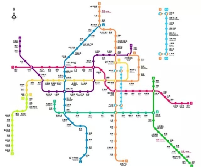 广州地铁线路颜色的特殊意义 你知道多少_房产资讯-广州搜房网