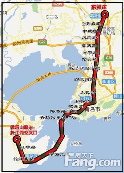 青岛地铁1号线入海方案公布 比胶州湾隧道还深