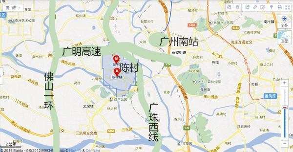 广珠西线,佛山一环的建成通车,以及仅相距5公里的广州南站武广高铁的图片