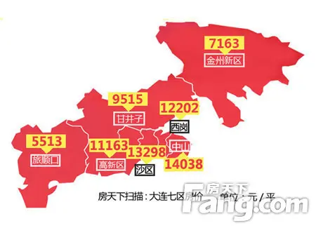 房天下独家:大连各区房价地图与最新房贷全解析