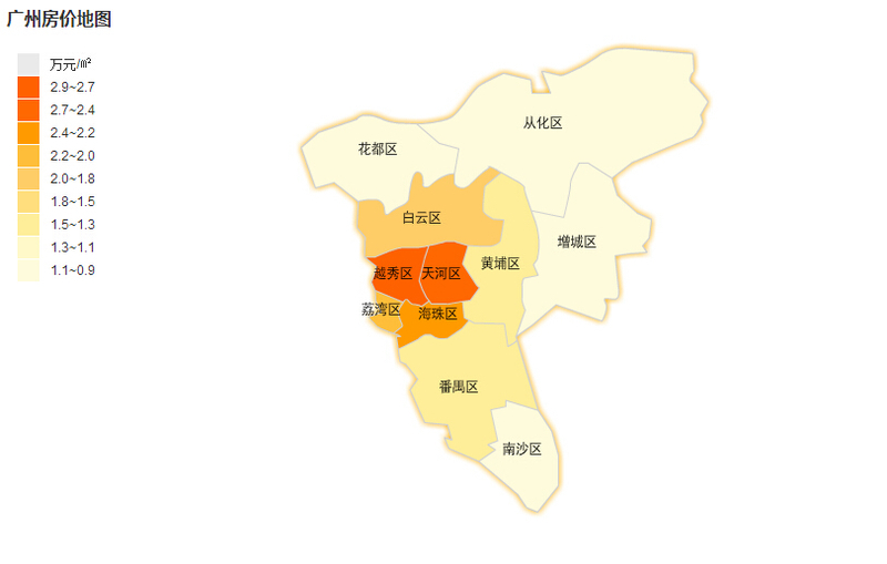 广州房价地图图片