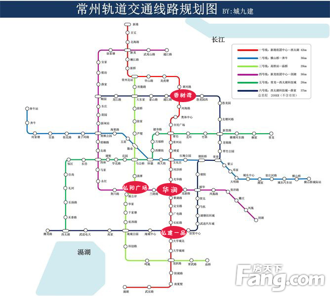 规划线路图出来以后,常州就出现了许多水涨船高的地铁盘,地铁1号线的