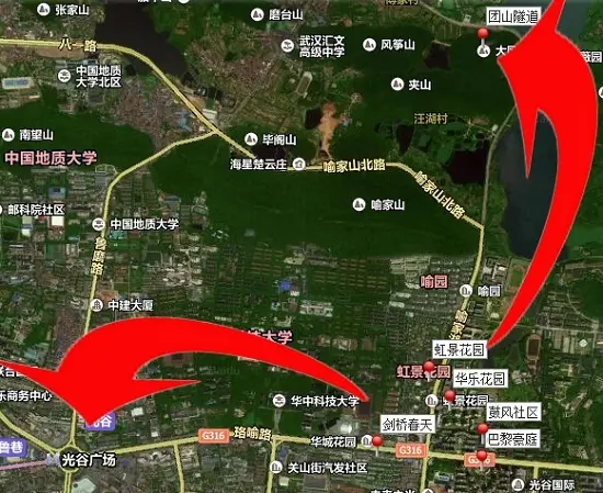 东湖通道将光谷与汉口距离缩至20 哪些地方将获利？