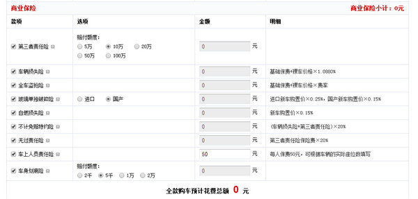 购车贷款计算器 要贷款购车先算个清晰账