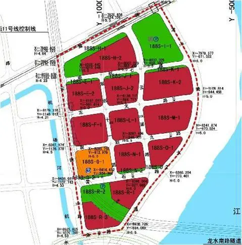 根据《上海市徐汇区黄浦江南延伸段ws5单元控制性详细规划西岸传媒港