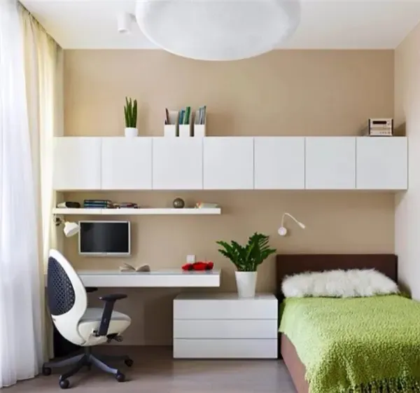 32张8-10平米卧室装修效果图 小卧室也能住的美美哒!_房产资讯-东莞搜房网